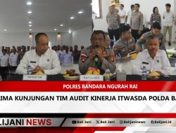 Polres Bandara Ngurah Rai Terima Kunjungan Tim Audit Kinerja Itwasda Polda Bali