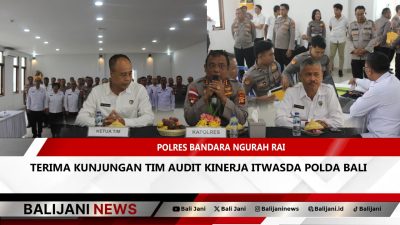Kapolres Bandara Ngurah Rai menerima kunjungan Tim Audit Kinerja dari Itwasda Polda Bali dalam rangka evaluasi kinerja dan perencanaan.