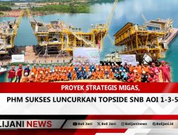Proyek Strategis Migas, PHM Sukses Luncurkan Topside SNB AOI 1-3-5