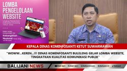 Peserta technical meeting lomba pengelolaan website resmi lingkup Pemerintah Kabupaten Buleleng mengikuti rapat virtual dari Buleleng Command Center