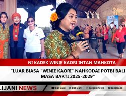 Luar Biasa “Winie Kaori” Nahkodai POTBI Bali Masa Bakti 2025-2029