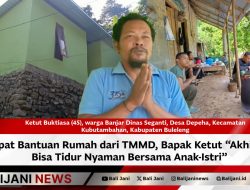 Dapat Bantuan Rumah dari TMMD, Bapak Ketut “Akhirnya Bisa Tidur Nyaman Bersama Anak-Istri