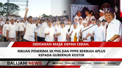 Gubernur Bali Wayan Koster menyerahkan SK PPPK dan CPNS di Ardha Candra Art Centre Denpasar, 28 Mei 2025