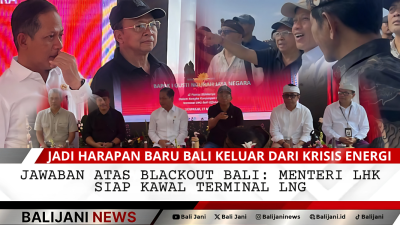 Menteri LHK Hanif Nurofiq meninjau lokasi Terminal LNG Sidakarya