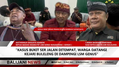 Warga Pemuteran bersama LSM Genus datangi Kejari Buleleng desak penanganan kasus Bukit Ser