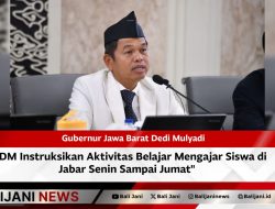 KDM Instruksikan Aktivitas Belajar Mengajar Siswa di Jabar Senin Sampai Jumat