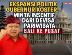 Ekspansi Politik Gubernur Koster, Minta Insentif dari Devisa Pariwisata Bali ke Pusat
