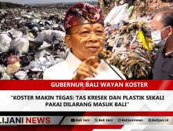 Koster Makin Tegas: Tas Kresek dan Plastik Sekali Pakai Dilarang Masuk Bali