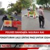 Polres Bandara Ngurah Rai Gencarkan Pengaturan Lalu Lintas Pagi untuk Cegah Kemacetan