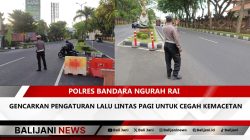 Polres Bandara Ngurah Rai Gencarkan Pengaturan Lalu Lintas Pagi untuk Cegah Kemacetan