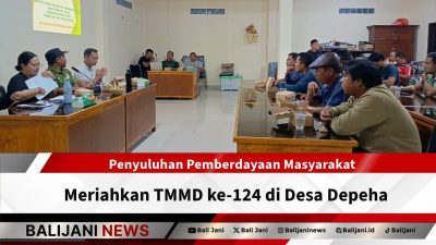 Penyuluhan Pemberdayaan Masyarakat Meriahkan TMMD ke-124 di Desa Depeha