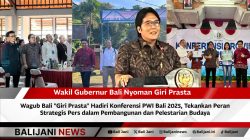 Wakil Gubernur Bali Nyoman Giri Prasta menghadiri Konferensi PWI Bali 2025 di Gedung PWI Denpasar