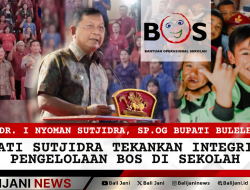 Bupati Sutjidra Tekankan Integritas Pengelolaan BOS di Sekolah