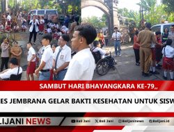 Sambut Hari Bhayangkara ke-79,, Polres Jembrana Gelar Bakti Kesehatan untuk Siswa SLB