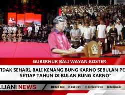 Tidak Sehari, Bali Kenang Bung Karno sebulan penuh Setiap Tahun di Bulan Bung Karno