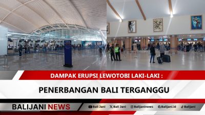 erupsi Lewotobi ganggu penerbangan di Bandara Ngurah Rai