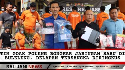 Tim Goak Poleng bongkar jaringan sabu di Buleleng