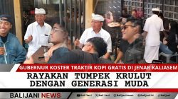 Gubernur Koster Traktir Kopi Gratis di Jenar Kaliasem Rayakan Tumpek Krulut