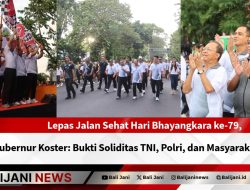 Lepas Jalan Sehat Hari Bhayangkara ke-79, Gubernur Koster: Bukti Soliditas TNI, Polri, dan Masyarakat Bali