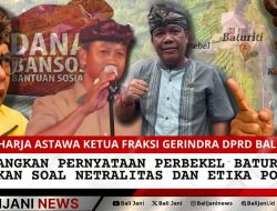 Harja Astawa Ketua Fraksi Gerindra DPRD Bali, Sayangkan Pernyataan Perbekel Baturiti, Ingatkan Soal Netralitas dan Etika Politik
