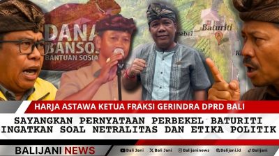 Harja Astawa tanggapi pernyataan perbekel Baturiti terkait bantuan sosial