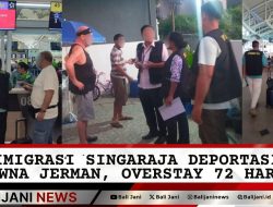 Imigrasi Singaraja Deportasi WNA Jerman, Overstay 72 Hari