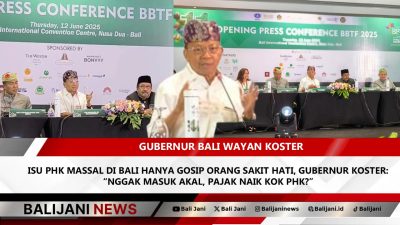 Isu PHK Massal Bali dibantah Gubernur Koster