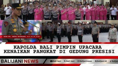 kapolda bali pimpin kenaikan pangkat personel polda bali