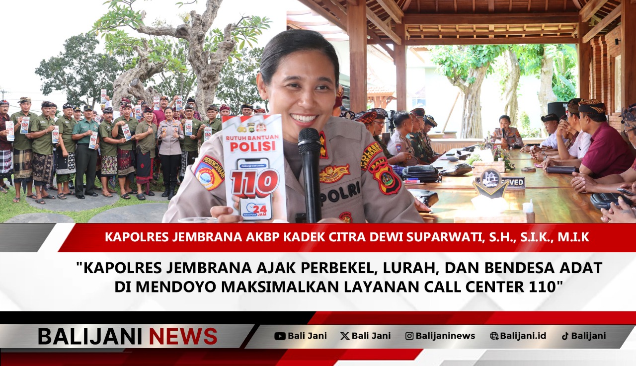 Kapolres Jembrana ajak maksimalkan layanan Call Center 110