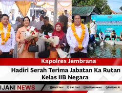 Kapolres Jembrana Hadiri Serah Terima Jabatan Ka Rutan Kelas IIB Negara