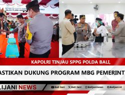 Kapolri Tinjau SPPG Polda Bali, Pastikan Dukung Program MBG Pemerintah