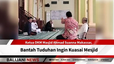 Ketua DKM Ahmad Suanna bantah tuduhan kuasai masjid