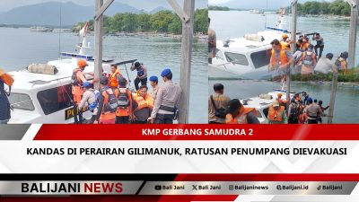 KMP Gerbang Samudra 2 kandas di Gilimanuk