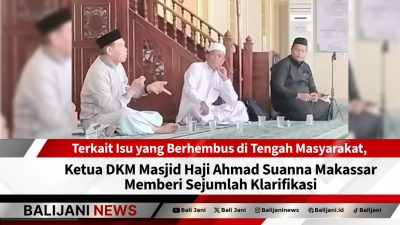 Ketua DKM klarifikasi konflik wakaf masjid Makassar