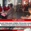 Polres Jembrana Gelar Penilaian Lomba Pecalang Sambut Peringatan Hari Bhayangkara ke-79
