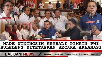 Made Winingsih Kembali Pimpin PWI Buleleng, Ditetapkan Secara Aklamasi