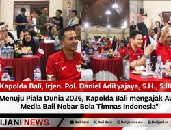 Menuju Piala Dunia 2026, Kapolda Bali mengajak Awak Media Bali Nobar Bola Timnas Indonesia