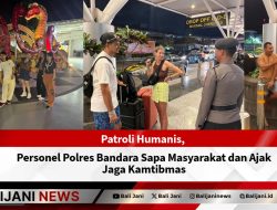 Patroli Humanis, Personel Polres Bandara Sapa Masyarakat dan Ajak Jaga Kamtibmas