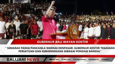 Gubernur Bali Wayan Koster melepas Pawai Pancasila di Denpasar dalam peringatan Hari Lahir Pancasila 2025