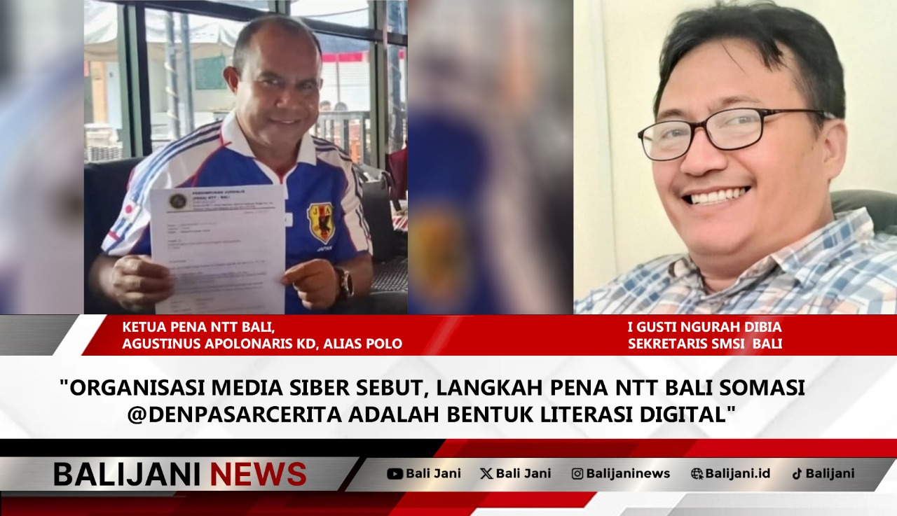 PENA NTT Bali somasi akun media sosial