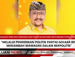 Melalui Pendidikan Politik Partai Golkar Bisa Menambah Wawasan Dalam Berpolitik