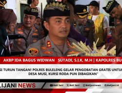 Polisi Turun Tangan! Polres Buleleng Gelar Pengobatan Gratis untuk Lansia Desa Musi, Kursi Roda pun Dibagikan