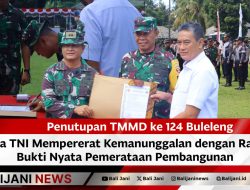 Penutupan TMMD ke 124 Buleleng Upaya TNI Mempererat Kemanunggalan dengan Rakyat, Bukti Nyata Pemerataan Pembangunan