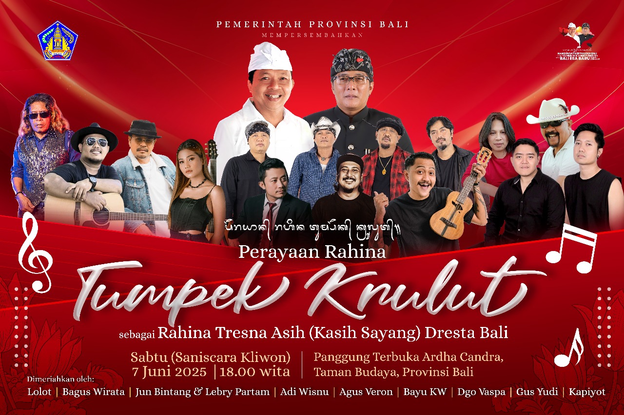 Perayaan Tumpek Krulut 2025 di Ardha Candra Taman Budaya Bali