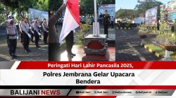 Upacara Bendera Hari Lahir Pancasila di Polres Jembrana 2025