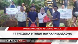 PHI Zona 9 Iduladha salurkan hewan kurban ke masyarakat sekitar