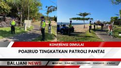 Personel Polairud tingkatkan patroli pantai di ITDC Nusa Dua saat konferensi Asia Pasifik