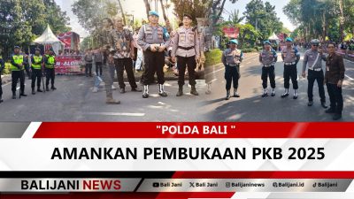 Polda Bali Amankan Pembukaan PKB 2025 di Renon Denpasar
