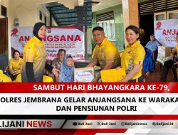 Sambut Hari Bhayangkara ke-79, Polres Jembrana Gelar Anjangsana ke Warakawuri dan Pensiunan Polri