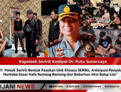 Bravo….!!! Polsek Seririt Bentuk Pasukan Unit Khusus SERBU, Antisipasi Penyalahgunaan Narkoba Sasar Kafe Remang-Remang dan Bubarkan Aksi Balap Liar